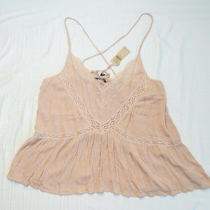 NWT American Eagle Strappy Lace Flowy Tank